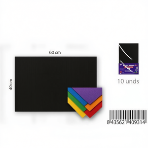 Ilan Felt <b>Sheet</b> 40x60 Cm <b>Black</b> Craft Supply - Product Image 2