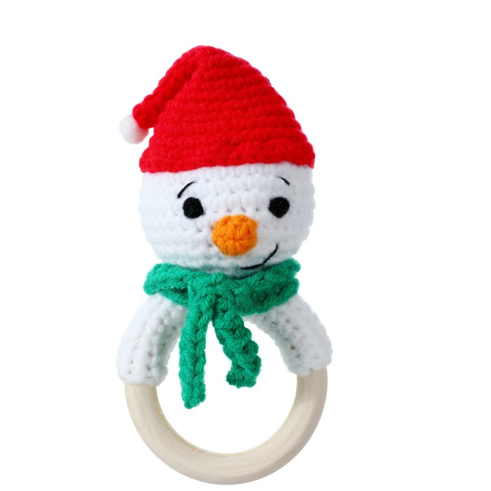 Sonajero navideño de muñeco de nieve - 16