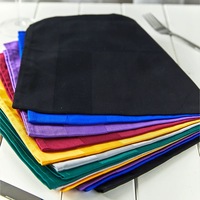 Servilletas de Tela de Algodón 100% de Grado Comercial, 20x20, con Borde Satinado, Más de 100 Lavados, para Hoteles, Restaurantes, Catering, Venta al Por Mayor