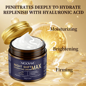 Private Label OEM Night Shift Max Hydrating Cream Moisturizing Nourishing Refreshing And Non Greasy Moisturizing Face Cream - Product Image 3
