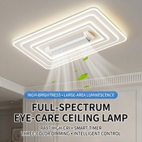 Ventilador de Techo sin Aspas con Luz, Modelo 2026, Luz Principal para Sala de Estar, Simple, Moderna y Elegante, Luz de Ventilador para Dormitorio, Iluminación para Toda la Casa