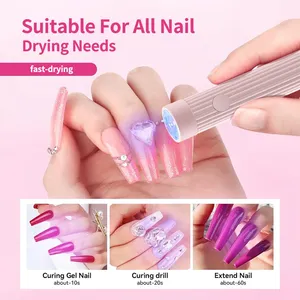 1 Lampe UV/LED portable en forme de stylo pour vernis gel et ongles à presser, sèche-ongles USB sans fil pour vernis gel - Product Image 3