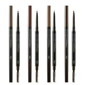 The Face Shop for FMGT Brow Master Slim Pencil Stylo à sourcils 3D longue durée avec pinceau pour le maquillage des yeux - Product Image 1