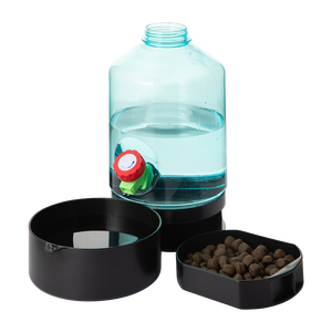 Venda quente novo design 128oz Garrafa De Água De Plástico com tigela Logotipo personalizado Pet <span class=keywords><strong>Dog</strong></span> <span class=keywords><strong>bowl</strong></span> Travel Portable Dispenser leakproof