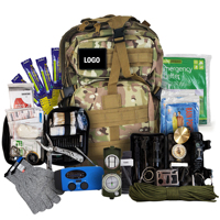 Kit de survie d'urgence XL pour la maison et les inondations, avec radio, kit d'urgence et batterie externe, pour la préparation aux catastrophes