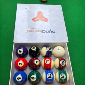 Billes de billard Dynasfield 57,2 mm, version standard noire, version en laiton - Product Image 4