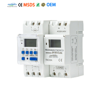Interruptor Temporizador de Riel DIN AHC-30 KY, Precio de Fábrica OEM, Interruptor Temporizador Microcomputarizado, Relé Digital Programable Semanal/Diario, 220V 30A