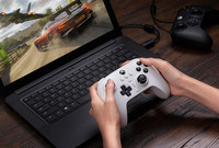 Controlador con Cable 8Bitdo Ultimate, Motor de Vibración, Botón Turbo, Giroscopio de Seis Ejes para Series X/S/One, Windows 10/11 (Negro)