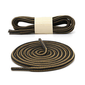 Lacets colorés pour chaussures, bottes de randonnée à rayures, avec corde ronde, vente en gros, - Product Image 3