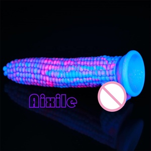 Dildo <span class=keywords><strong>de</strong></span> Maíz, Dildos Monstruosos, Juguete Sexual para Adultos con Fuerte Succión, Pene Flexible para Mujeres y Hombres, Masaje <span class=keywords><strong>de</strong></span> Punto G, Estimulación Vaginal - Product Image 2