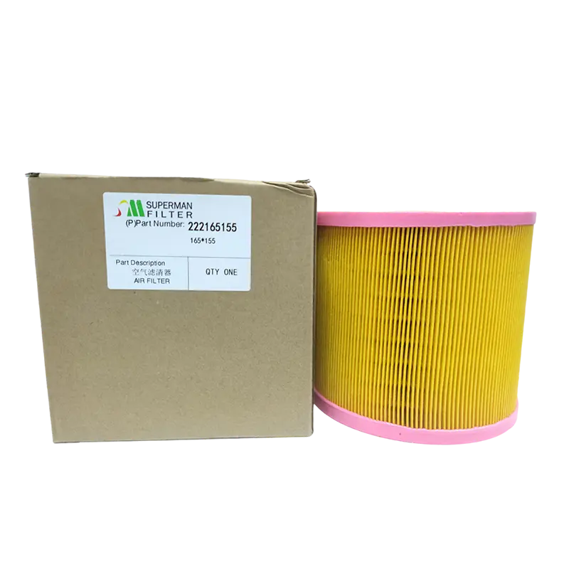 High Efficiency Air Compressor Filter Parts Air Filter Element For Dust Collect Dust Remove