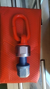 Anneau de levage universel Offshore Swivel Hoist Ring-S, modèle amélioré, revêtement Dacromet pour une meilleure résistance à la corrosion, boulon allongé avec écrou - Product Image 6