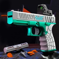 Pistola de Juguete Eléctrica Blaster Ráfaga Desert Eagle Lanzador de Proyectiles Blandos Arma de Airsoft para Niños Regalo de Navidad Juegos de Disparos