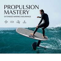 Planche de surf électrique hydrofoil nouvelle génération TaxFree Source, avec foil antidérapant en titane, poignées latérales, pour le surf en mer, jetboard, cruiser