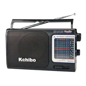 Ad alta sensibilità FM/MW/SW radio con il manuale tunning Portatile AM FM SW 1-7 10 bande A Onde Corte tutte le frequenze radio