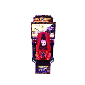 Máquina de Juego de Carreras Dinámica Operada con Monedas, Simulador de Conducción con Vibración para Salón de Juegos - Product Image 1