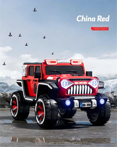 Camion tout-terrain pour enfants alimenté par une grosse batterie 12V 10Ah 4x4 avec télécommande et Bluetooth - Product Image 1