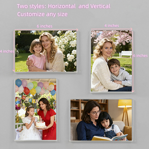 <span class=keywords><strong>Imanes</strong></span> Magnéticos Transparentes de PS/Acrílico para Refrigerador, Mini Marco de Exhibición de <span class=keywords><strong>Fotos</strong></span>, Imán Creativo para Refrigerador con Foto <span class=keywords><strong>Polaroid</strong></span> DIY - Product Image 6