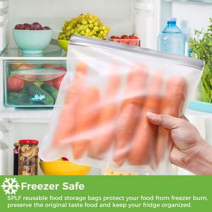 Reusable Gallon Freezer Bags, Dishwasher-Safe Silicone Food & Snack Storage Bags in Assorted Sizes, Ideal for Storing Snacks - Product Image 2