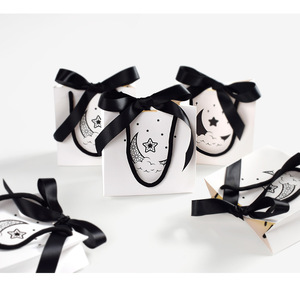 Eleganti Sacchetti Regalo Islamici con Motivi a Luna Crescente e Stelle, per Ramadan ed Eid, Accessori per Feste, Contenitori per Dolci e Caramelle - Product Image 3