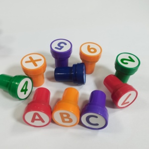 Bán Buôn Bộ 35 Bảng Chữ Cái Nhựa Tự Mực Tem A-Z Chữ Cái & Số Cho Trẻ em' Sáng Tạo Học Tập & Crafting Handmade Thẻ - Product Image 5