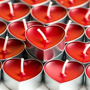 Fancy Small Heart-Shaped <span class=keywords><strong>Tealight</strong></span> Candles 8g 10g 12g 14g Clean Burn Floral Fruit Tea Lights Boda Favores Cera Cumpleaños - Product Image 1