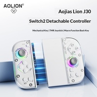 Nuevo Control Inalámbrico AOLION J30 para Switch2, Joystick TMR Izquierdo/Derecho, Botones Mecánicos, NS2 Joycon Macro