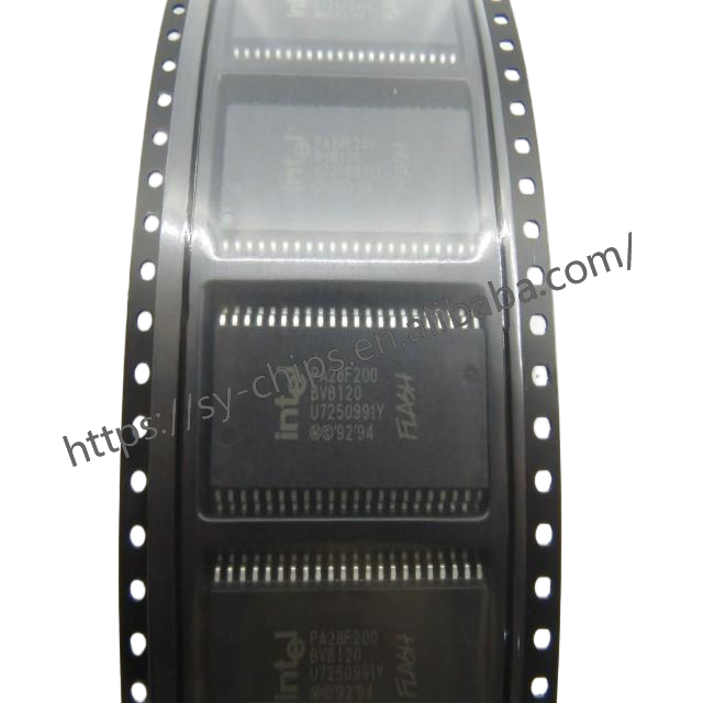SY Chips 2Mbit Parallel Flash Memory 5V 256K x 8 NOR 120ns Access PA28F200BVB120