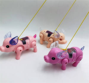 Caliente lindo música eléctrica caminar cerdo juguetes LED luz resplandor electrónico mascotas linterna juguete niños bebé niña niño juguetes educativos - Product Image 4