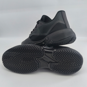 Zwarte Tennisschoenen Heren Originele Stijl Aanpasbare Kleuraccenten Van Hoge Kwaliteit Microfiber Ademend Voor Tennis En Reizen - Product Image 6