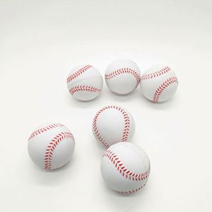 Custom Logo PU Stress Ball New Arrival Baseball Foam Football Toy for Education Automotive Insurance Businesses Parties - Product Image 5