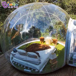 Aangepaste Pvc 6X4X3.5Mh Gigantische Opblaasbare Bubble Tent Huis Buitenreclame Decoratie Opblaasbare Party Tent Camping Voor Evenementen