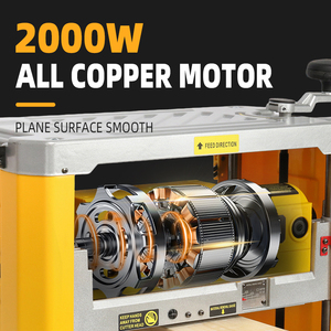 เครื่องไสไม้ไฟฟ้า 2000 วัตต์ 5 in 1 พร้อมฟังก์ชั่นปรับความหนา สำหรับงานไม้ รับผลิตแบบ OEM ODM รองรับไฟ 110V 220V สำหรับขายส่ง - Product Image 3