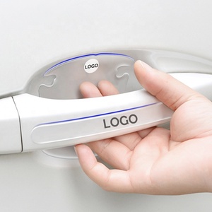 สติ๊กเกอร์ฟิล์มใสป้องกันรอยขีดข่วนที่มือจับประตูรถยนต์ 8 ชิ้น - Product Image 2