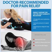 Coussin de massage ergonomique pour salon de beauté OEM, en mousse à mémoire de forme, amovible, lavable, antibactérien