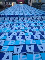Papel de Copia A4 de 80 g/m² para Impresora, Blanco, 210x297 mm, 500 Hojas/Resma, 5 Resmas por Caja, para Impresión, Copias, Escuela y Oficina