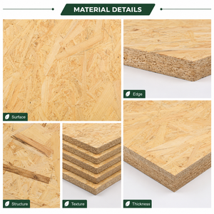Venta al por mayor de China Suministro de 12mm 18mm <span class=keywords><strong>Tipo</strong></span> <span class=keywords><strong>Osb</strong></span> Plates Precios Flakeboards Panel de tablero de partículas con CE y CARB - Product Image 3