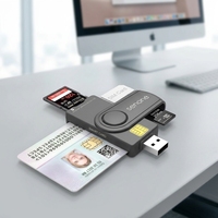 Serrure de porte d'hôtel à empreinte digitale, à économie d'énergie, avec lecteur de carte multimédia intelligent et RFID pour le contrôle d'accès (vente en gros)
