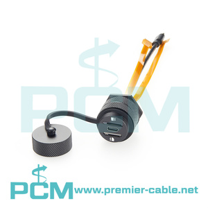 IP67 <span class=keywords><strong>3</strong></span>-trong-1 USB3.1 Loại C SD TF <span class=keywords><strong>Sim</strong></span> thẻ microSIM NanoSIM minisim Khe cắm mở rộng không thấm nước ngoài trời Cáp - Product Image 4