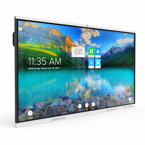 55 inch 4K HD xách tay Android 12 tương tác bảng thông minh Bảng kỹ thuật số cho lớp học - Product Image 1