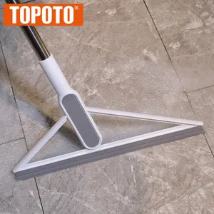 TOPOTO <span class=keywords><strong>Balai</strong></span> en caoutchouc silicone magique multifonction <span class=keywords><strong>Balai</strong></span> à essuyer 2 en 1 Serpillière à poils en plastique pour nettoyer avec raclette - Product Image 1