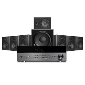 Kinma 7.1CH AV Receiver 400วัตต์เครื่องขยายเสียงที่มีประสิทธิภาพ AV-6136HD