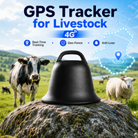 Mini Rastreador GPS para Mascotas F37, Carga Magnética, Resistente al Agua IP67, Wi-Fi, Android/PC, para Ganado, Ovejas, Caballos, Camellos, 4G