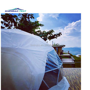 Shenbao Outdoor PVC Glamping Iglu Geodätisches Kuppelzelt Haus mit Leichtem Aluminium-Design - Product Image 3
