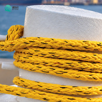 Corde HMPE UHMWPE SK78 6mm 12 brins, nouveau matériau, pour amarrage maritime, remorquage de navires et bateaux, corde d'emballage 50T