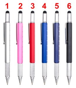 Hot Sales Screen Stylus Metal Ballpoint <b>Pen</b> Customized Logo Personal Advertisement With Multi-Functional Tool 6-in-1 for Gifts - Product Image 6