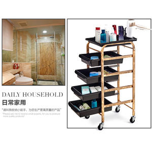 Carrito Profesional para Salón de Belleza de 6 Niveles con Ruedas para Almacenamiento de Herramientas para Estilistas - Product Image 5