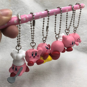 Juegos japoneses kirbies lindo dibujos animados anime muñeca 6 Zodiaco kirbys llavero colgante estudiante mochila escolar Decoración - Product Image 3