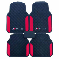 Tapis de sol universels pour voiture, antidérapants, imperméables, résistants à l'huile, sans odeur, résistants à l'usure, découpables, ensemble de tapis de voiture