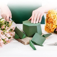Mousse florale humide de haute qualité, Oasis verte absorbant l'eau, pour la décoration de mariage